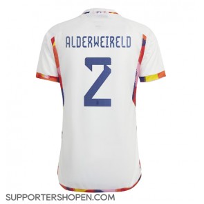 Belgien Toby Alderweireld #2 Borta Matchtröja VM 2022 Kortärmad
